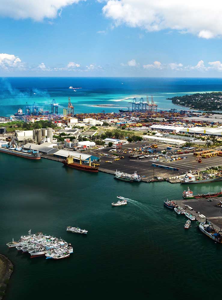 Customer support concept for Omega Shipping Agency answering common shipping and port agency questions