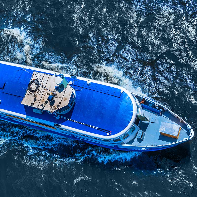 Customer support concept for Omega Shipping Agency answering common shipping and port agency questions